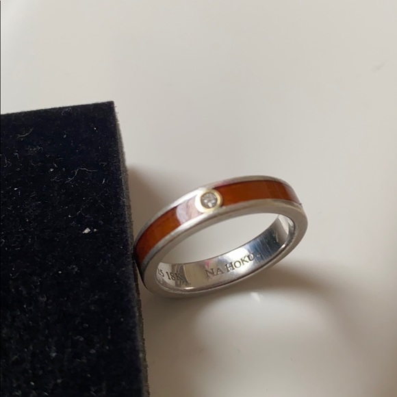 NaHoKu Ring Koa Wood Size 7 - Picture 4 of 4